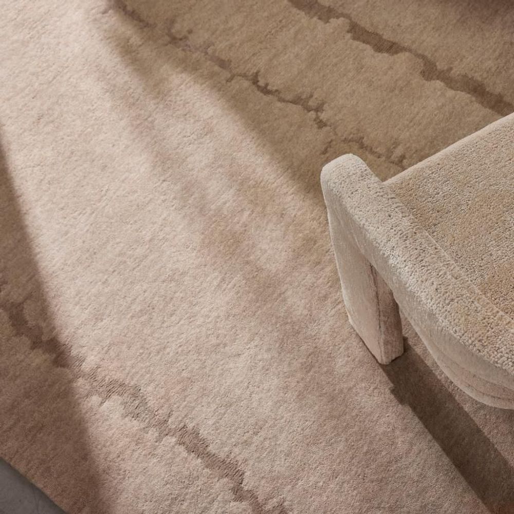 Tapis design - Tapis New Age - Path, Beige - REZAS RUGS
