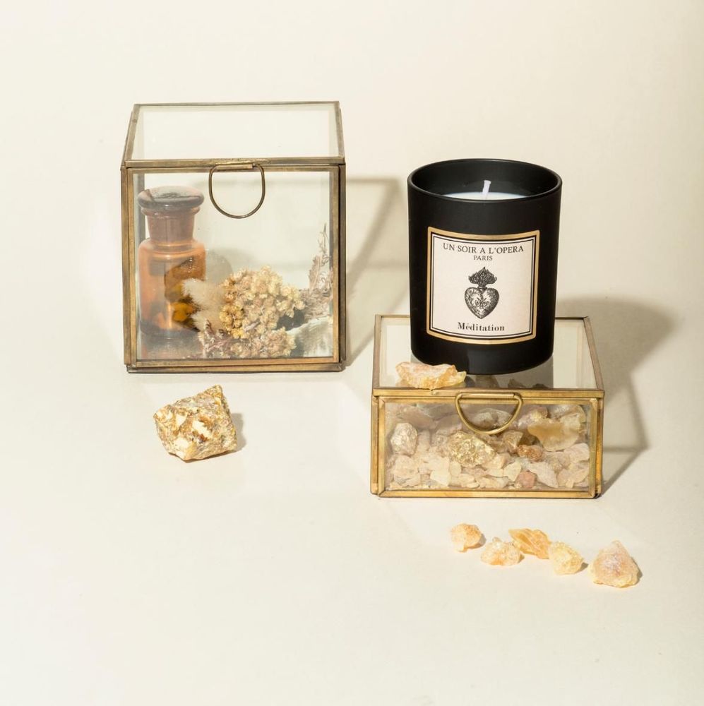 Decorative objects - MEDITATION OF THAIS  - 100% VEGETABLE WAX SCENTED CANDLE - 180GR - UN SOIR A L'OPERA