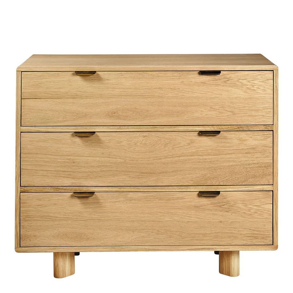 Chests of drawers - SIMONA light oak chest of drawers - BLANC D'IVOIRE