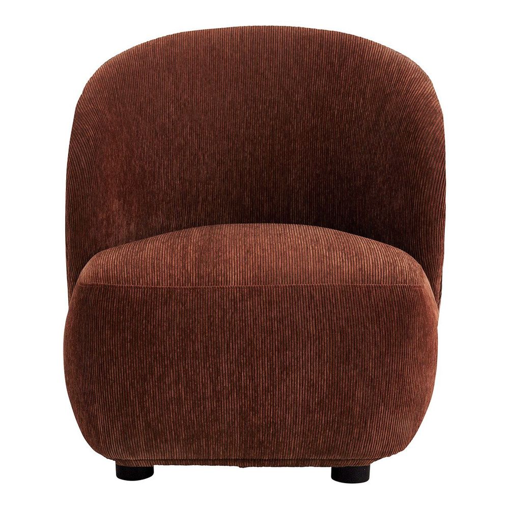 Armchairs - LISETTE armchair in brick red corduroy - BLANC D'IVOIRE