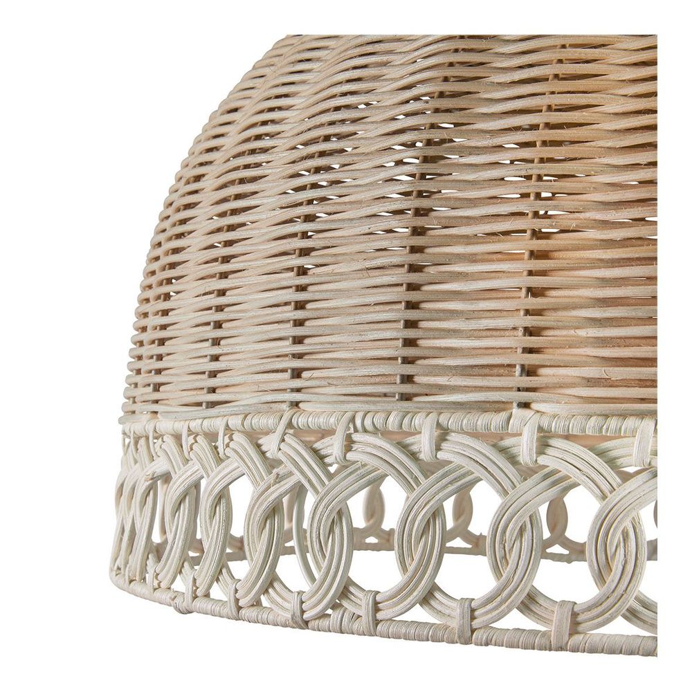 Suspensions - Suspension JOSEPHINE rotin naturel - BLANC D'IVOIRE