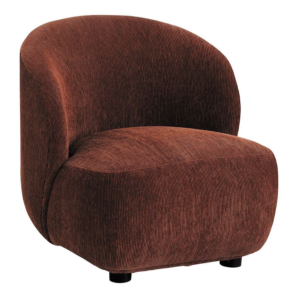 Armchairs - LISETTE armchair in brick red corduroy - BLANC D'IVOIRE