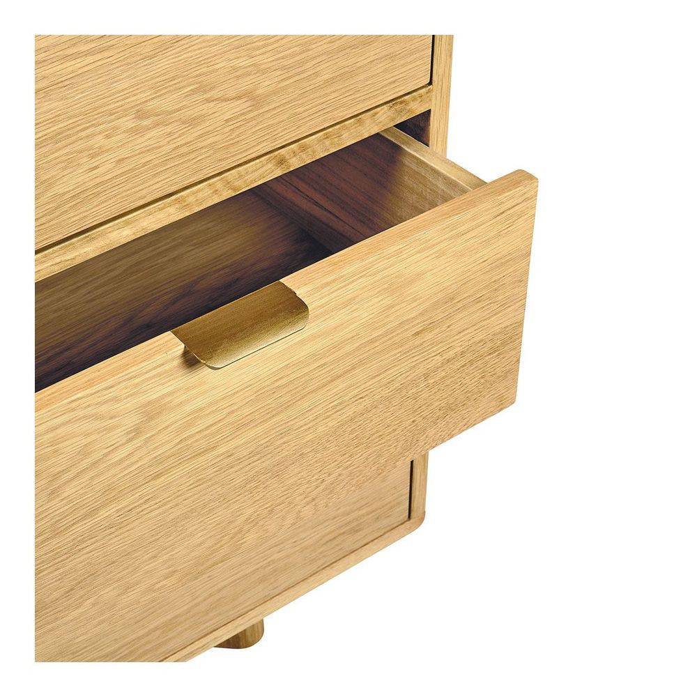 Chests of drawers - SIMONA light oak chest of drawers - BLANC D'IVOIRE