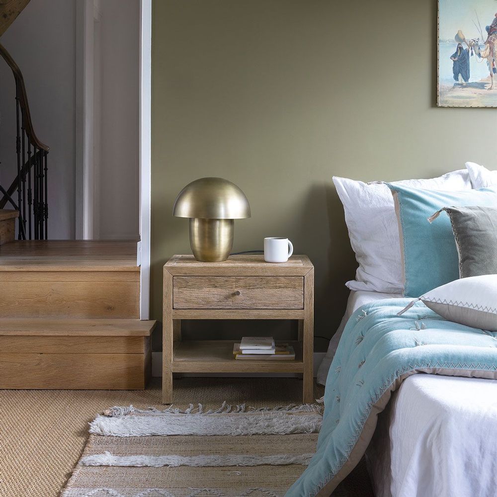 Linge de lit - Futon MATTEO velours de coton bleu aqua - BLANC D'IVOIRE