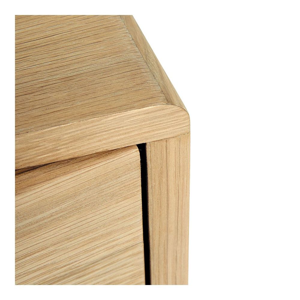 Sideboards - SIMONA light oak TV unit - BLANC D'IVOIRE