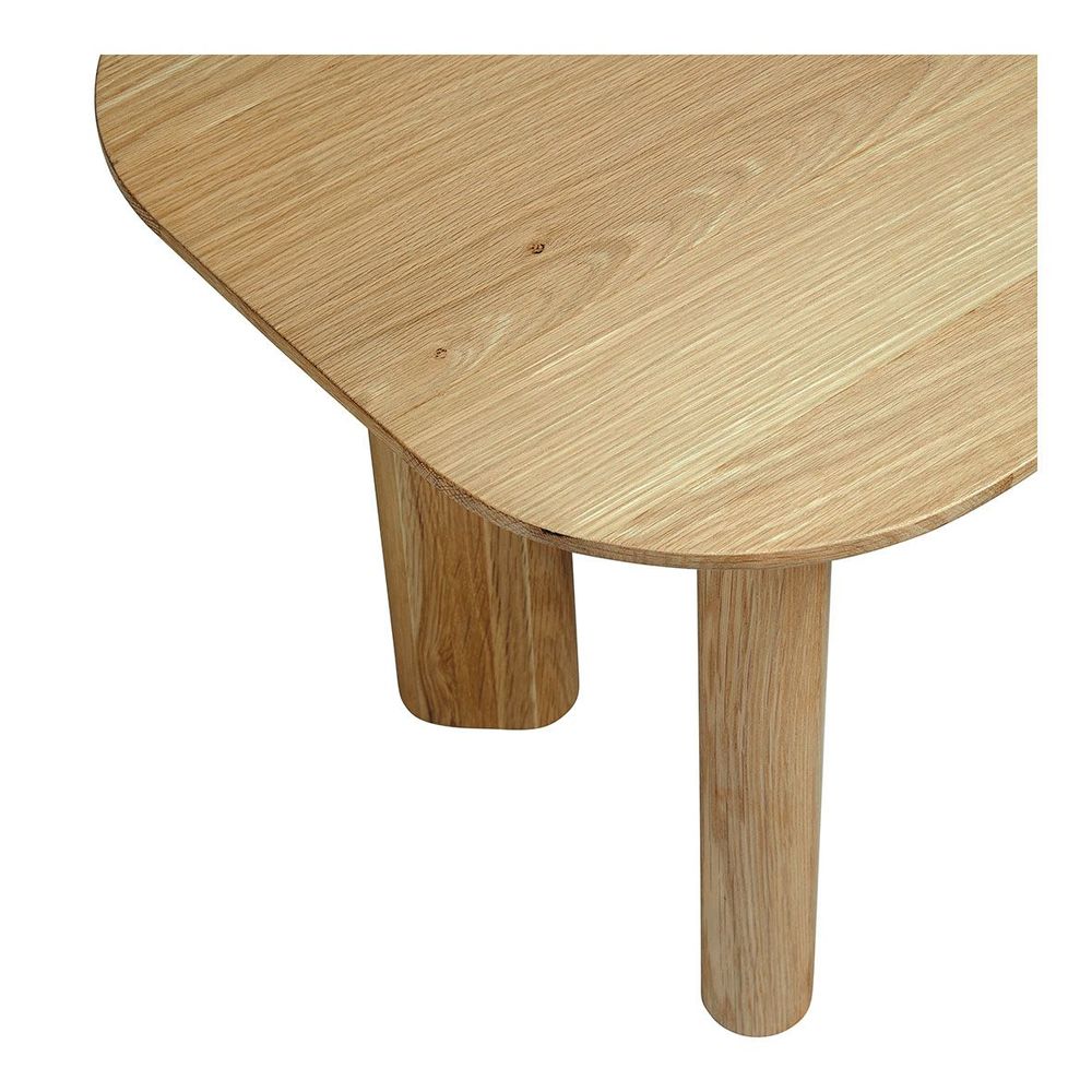 Coffee tables - SIMONA end table light oak  - BLANC D'IVOIRE