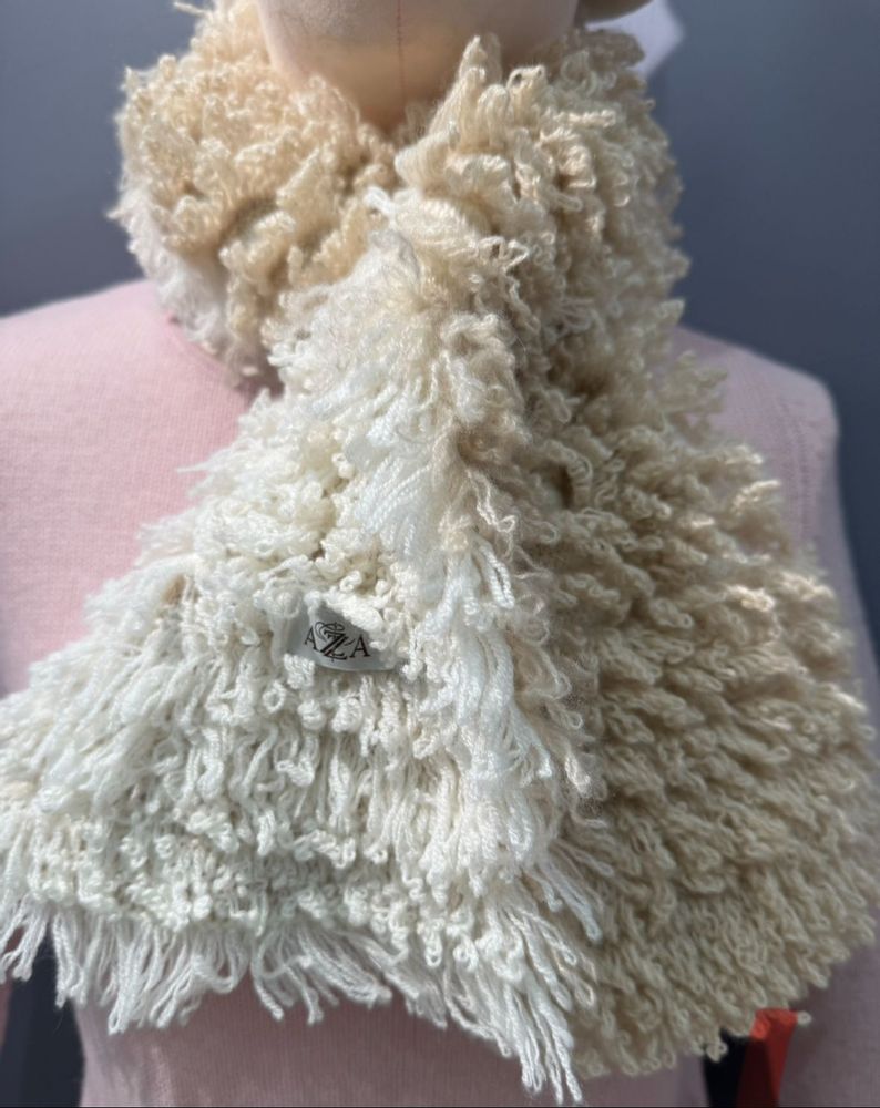 Scarves - Fringe scarf - AZZA DESIGN CASHMERE MONGOLIA