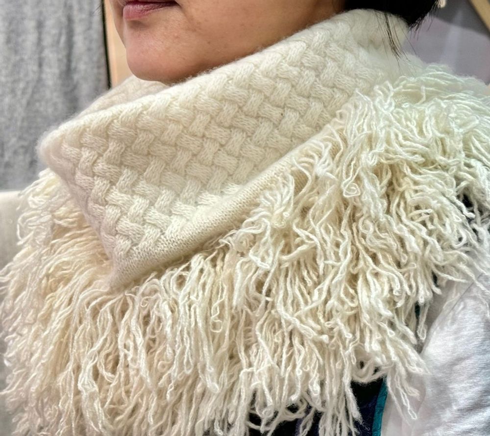 Foulards et écharpes - FringeSnood - AZZA DESIGN CASHMERE MONGOLIA