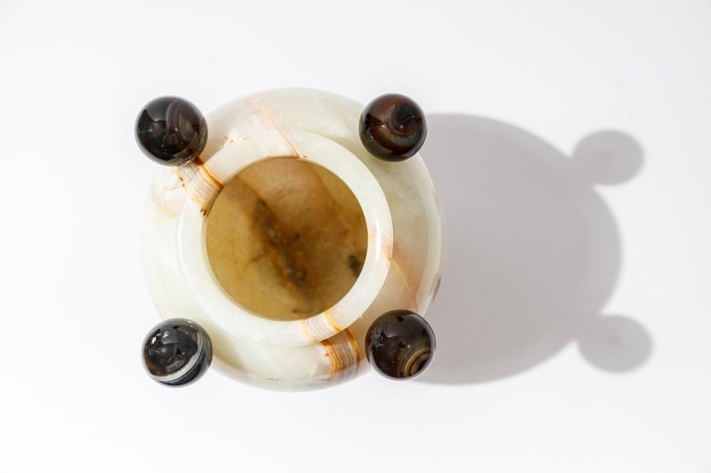 Design objects - Martha P Vase with Sphere - HOME WISH STUDIO