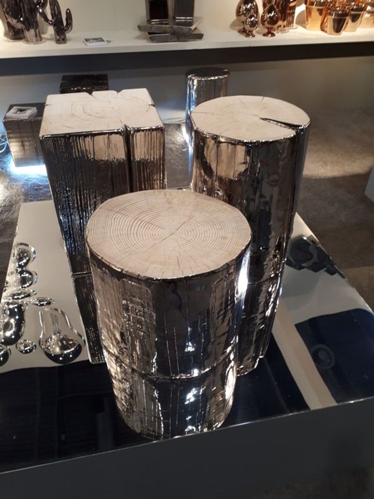 Decorative objects - STOOL - FUORILUOGO CHROME DESIGN