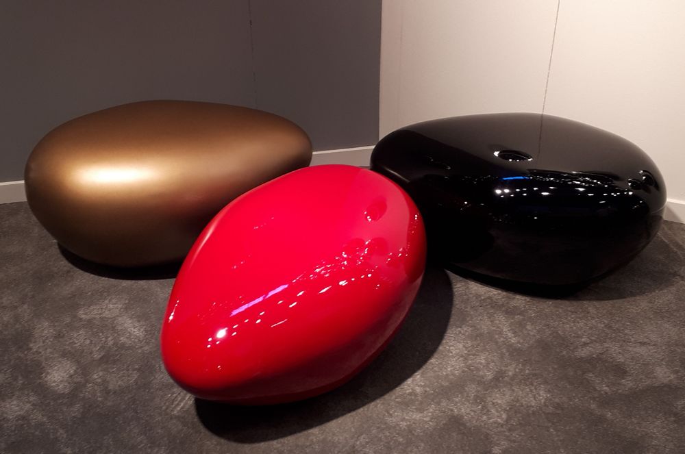 Design objects - PEBBLE SEAT - FUORILUOGO CHROME DESIGN