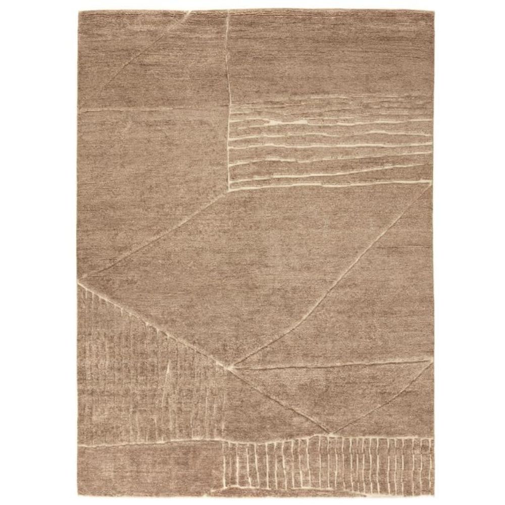 Tapis design - Tapis Landscape - Fields, Brown - REZAS RUGS