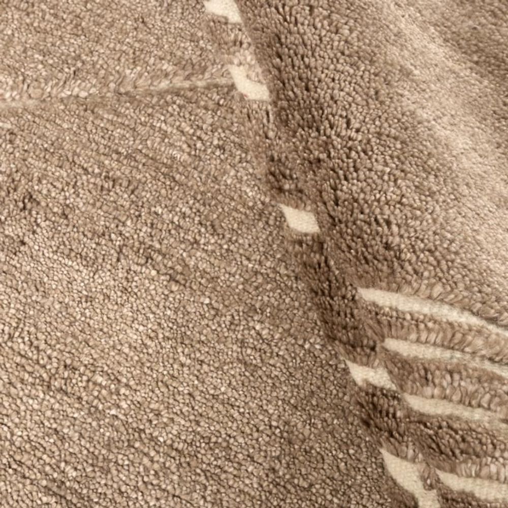 Tapis design - Tapis Landscape - Fields, Brown - REZAS RUGS
