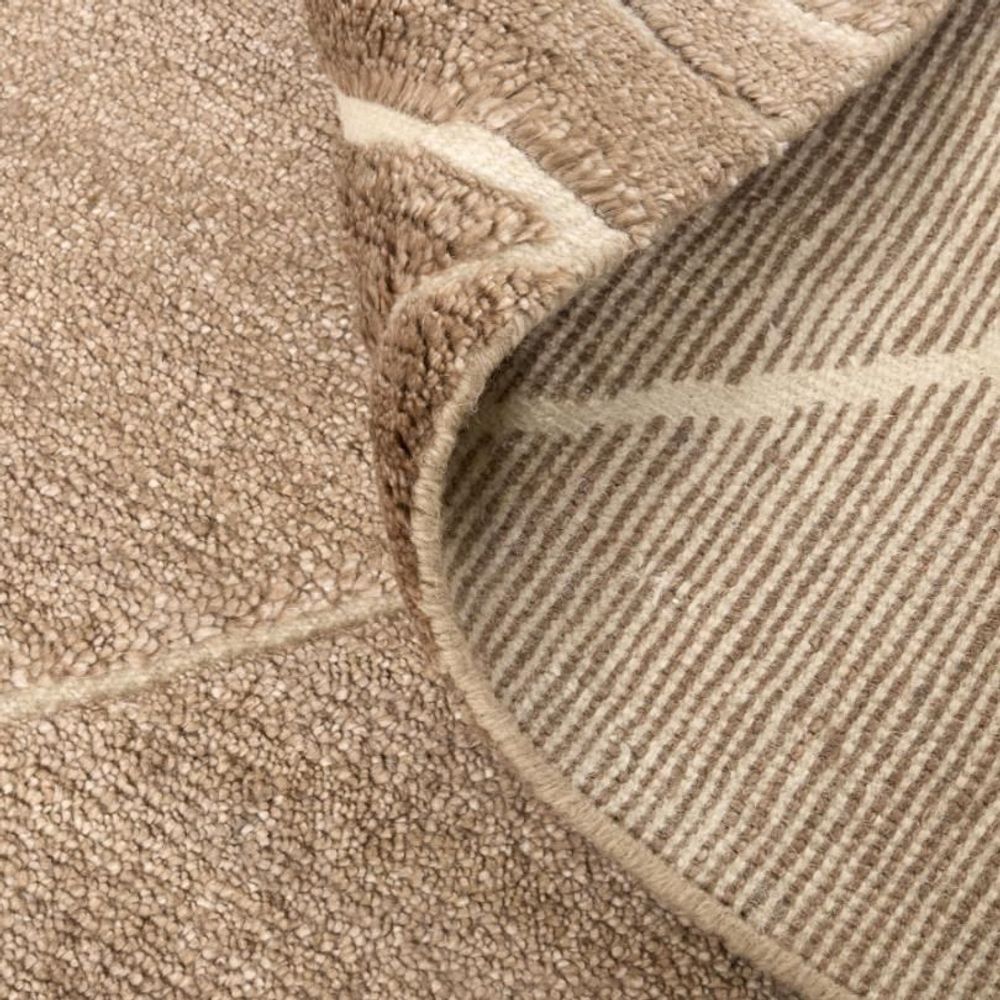 Tapis design - Tapis Landscape - Fields, Brown - REZAS RUGS