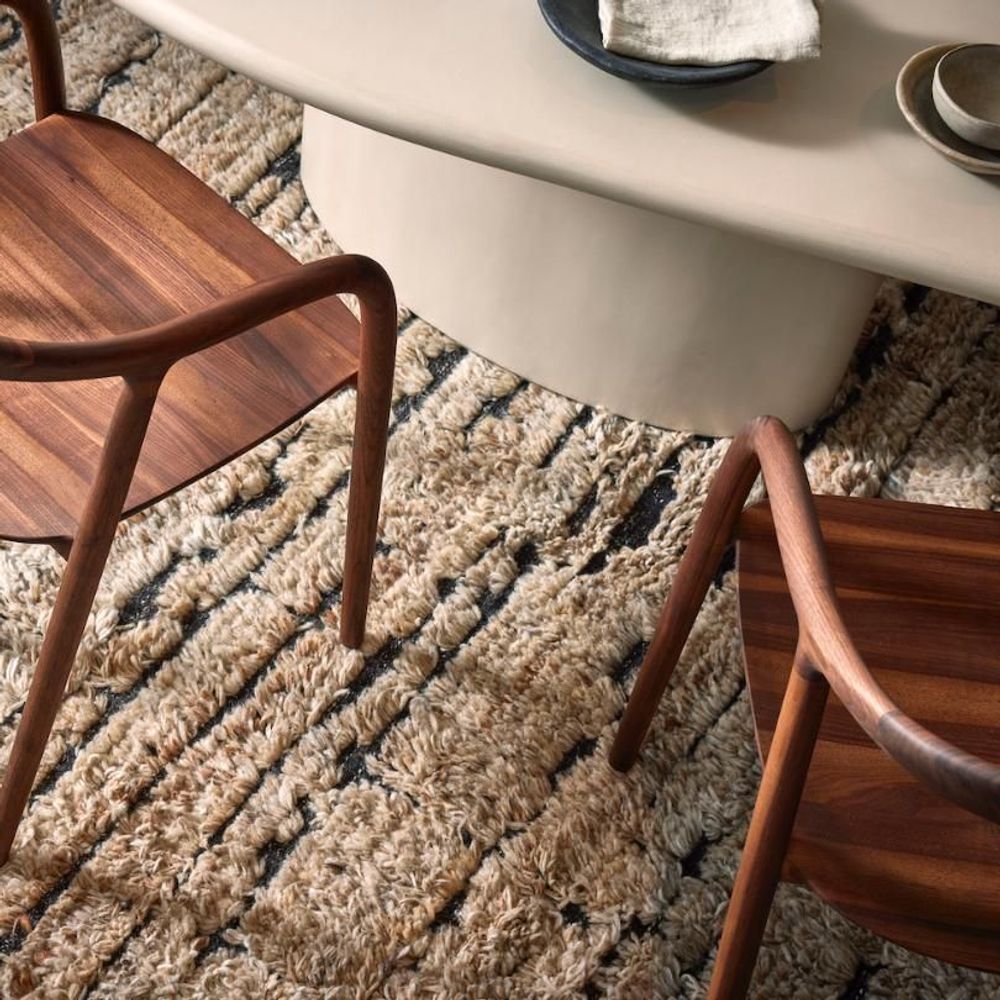 Tapis design - Tapis Landscape - Straw, Camel - REZAS RUGS