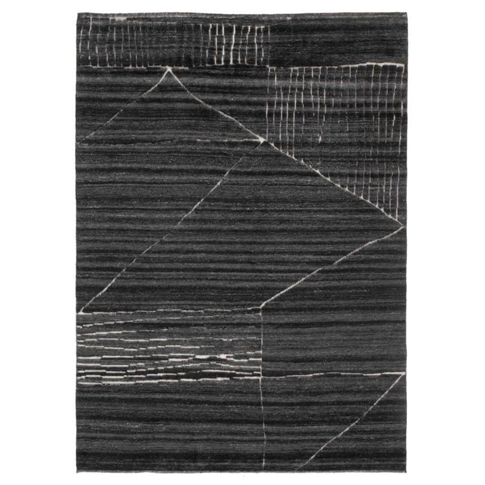 Tapis design - Tapis Landscape - Fields, anthracite - REZAS RUGS