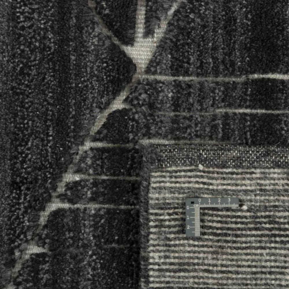 Tapis design - Tapis Landscape - Fields, anthracite - REZAS RUGS