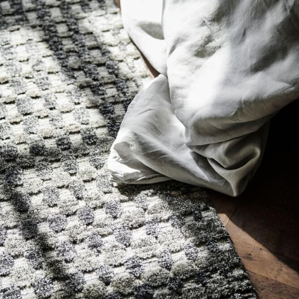 Tapis design - Tapis Landscape - Cliff, Charcoal - REZAS RUGS
