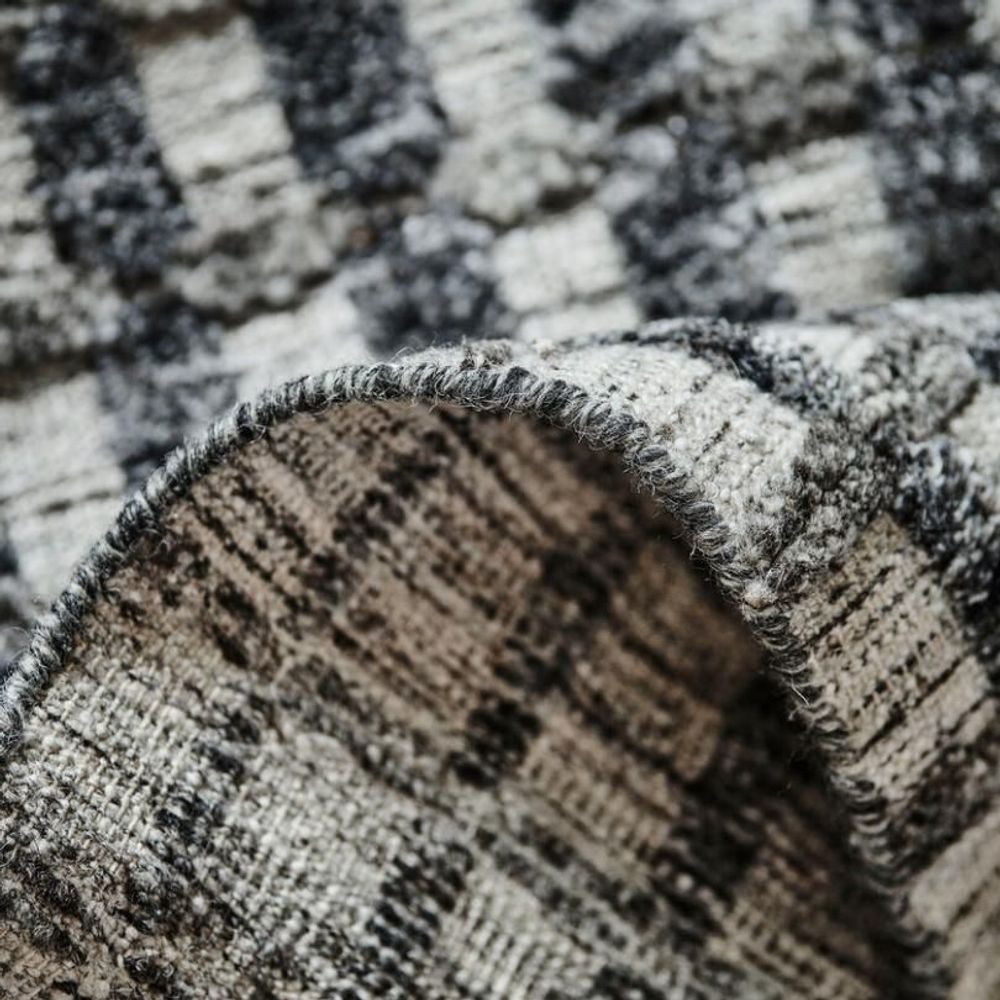 Tapis design - Tapis Landscape - Cliff, Charcoal - REZAS RUGS