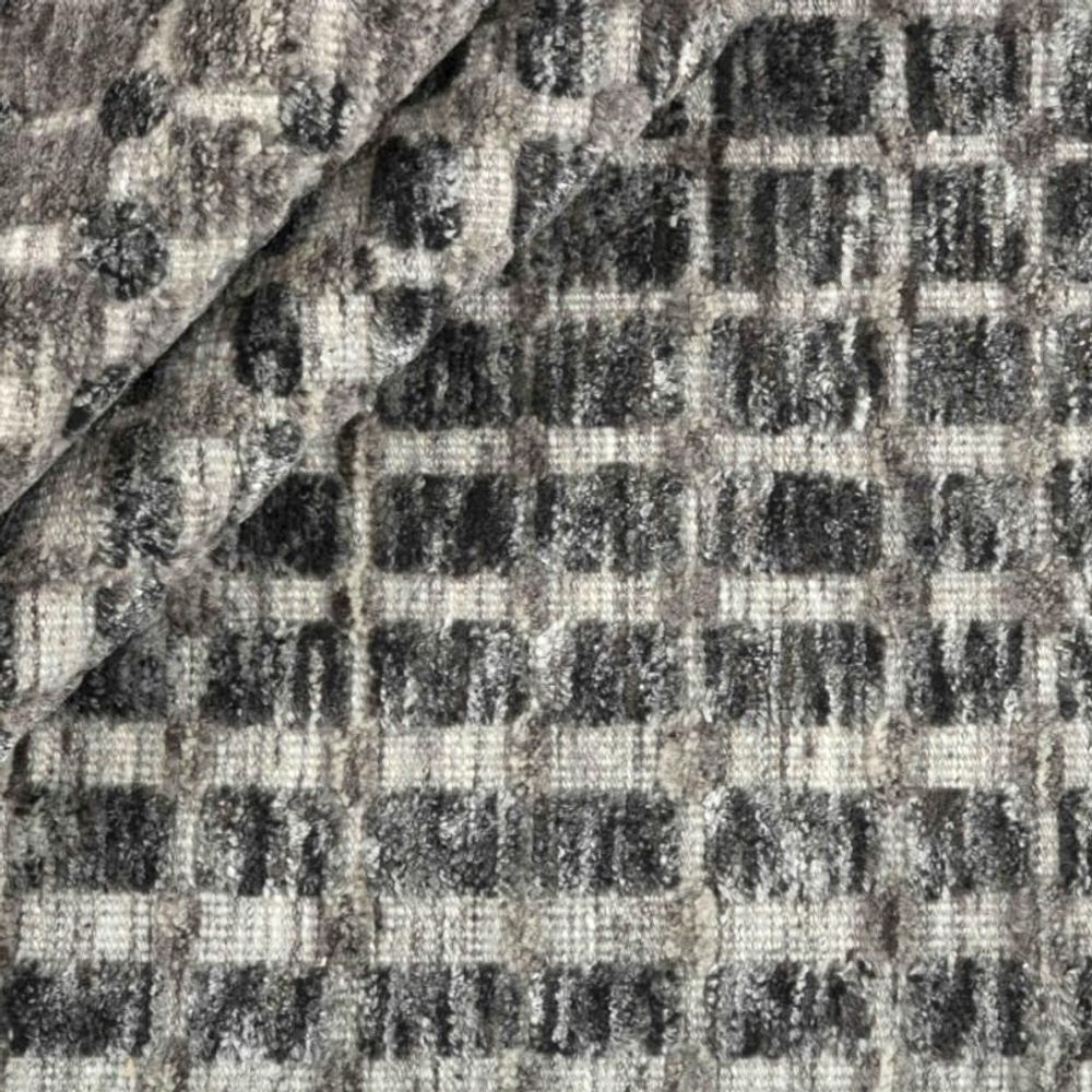 Tapis design - Tapis Landscape - Cliff, Charcoal - REZAS RUGS