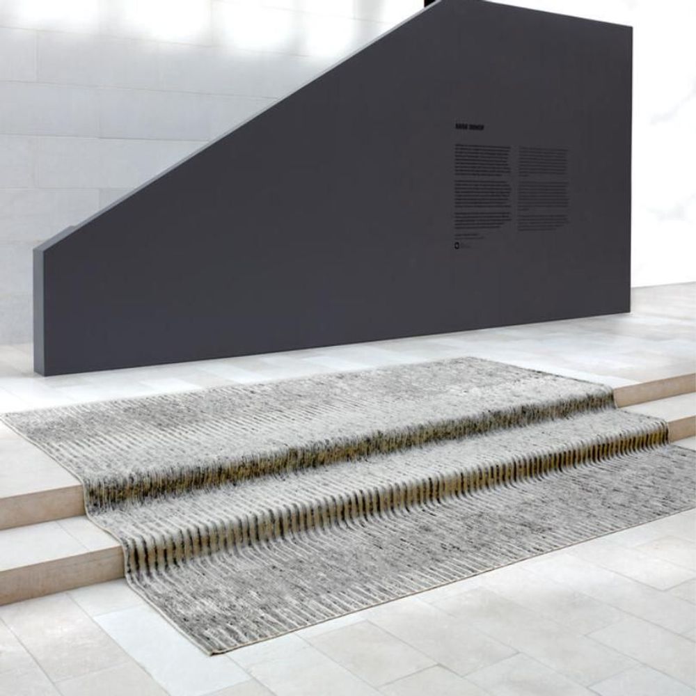Tapis design - Tapis - Landscape - River, Beige - REZAS RUGS