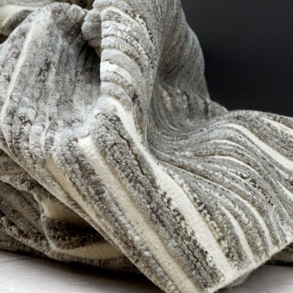 Tapis design - Tapis - Landscape - River, Beige - REZAS RUGS
