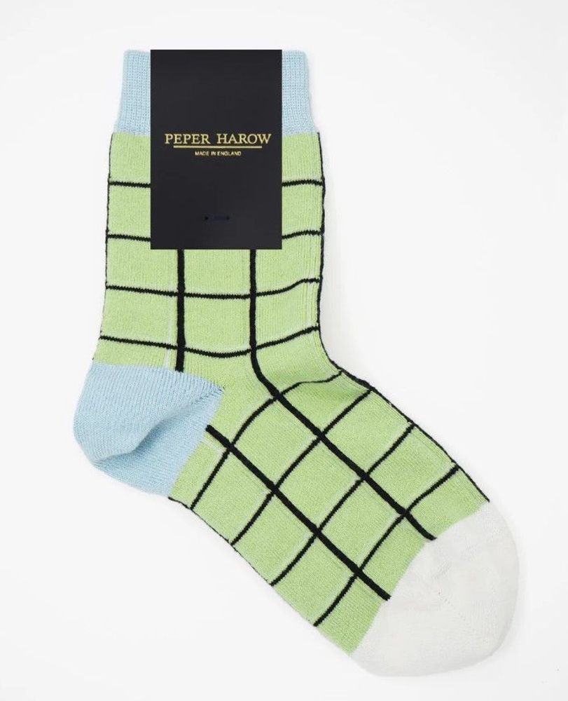 Socks - Grid Women's Socks - PEPER HAROW SOCKS