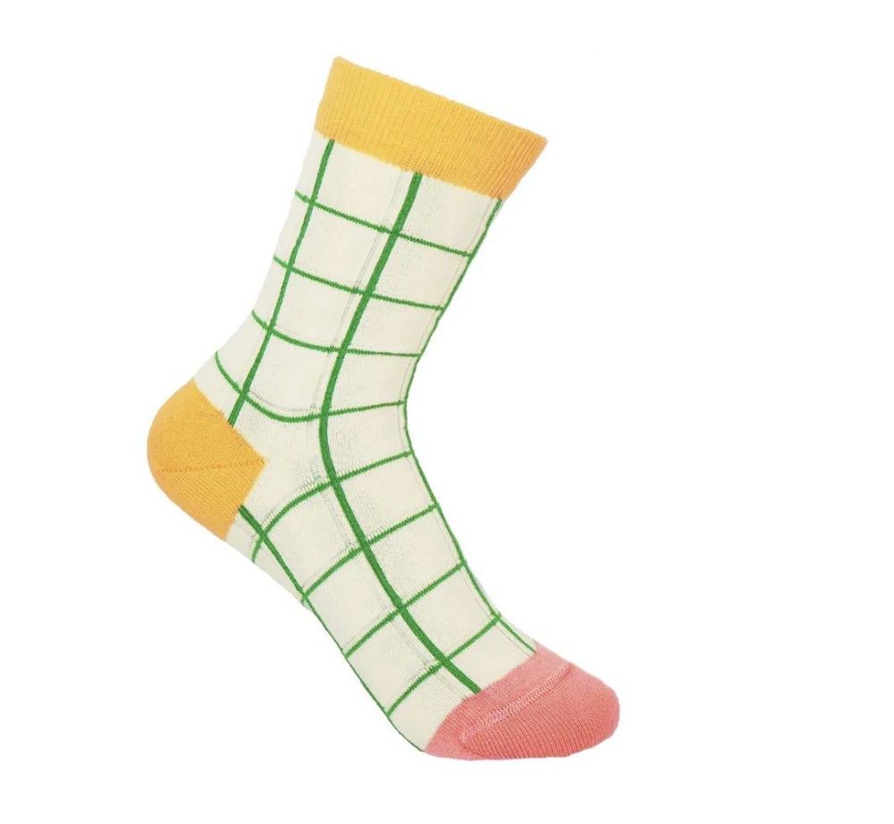 Socks - Grid Women's Socks - PEPER HAROW SOCKS