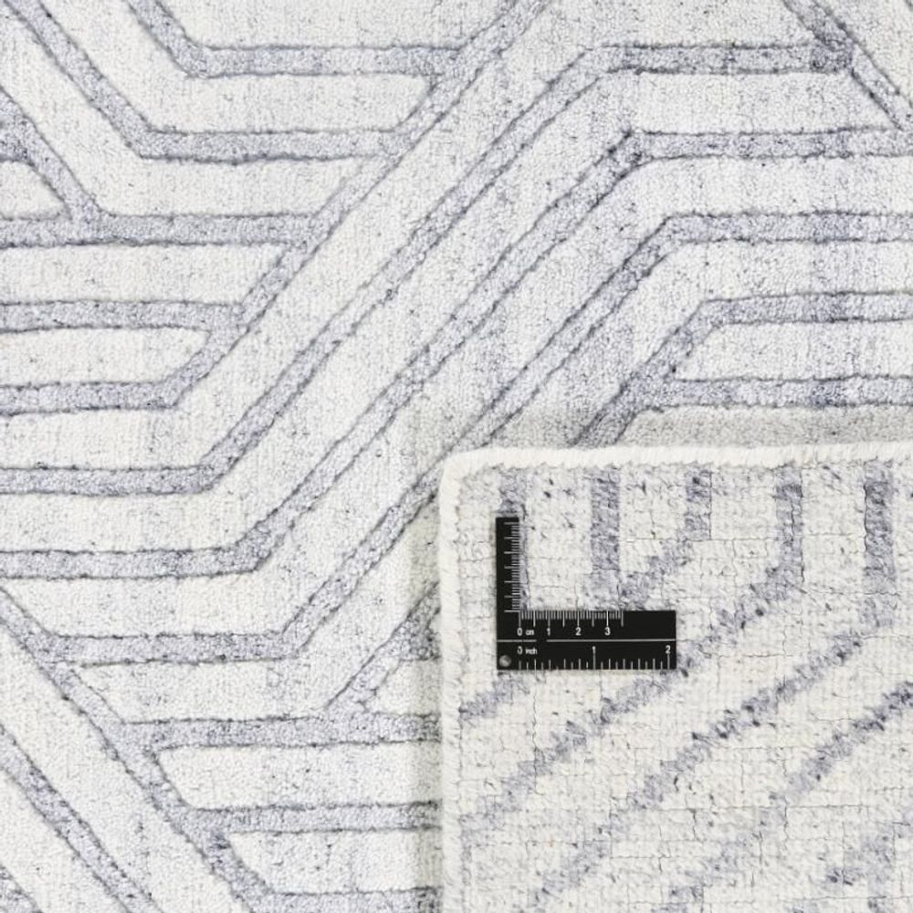 Design carpets - Companion Rug - Ivory Grey - REZAS RUGS
