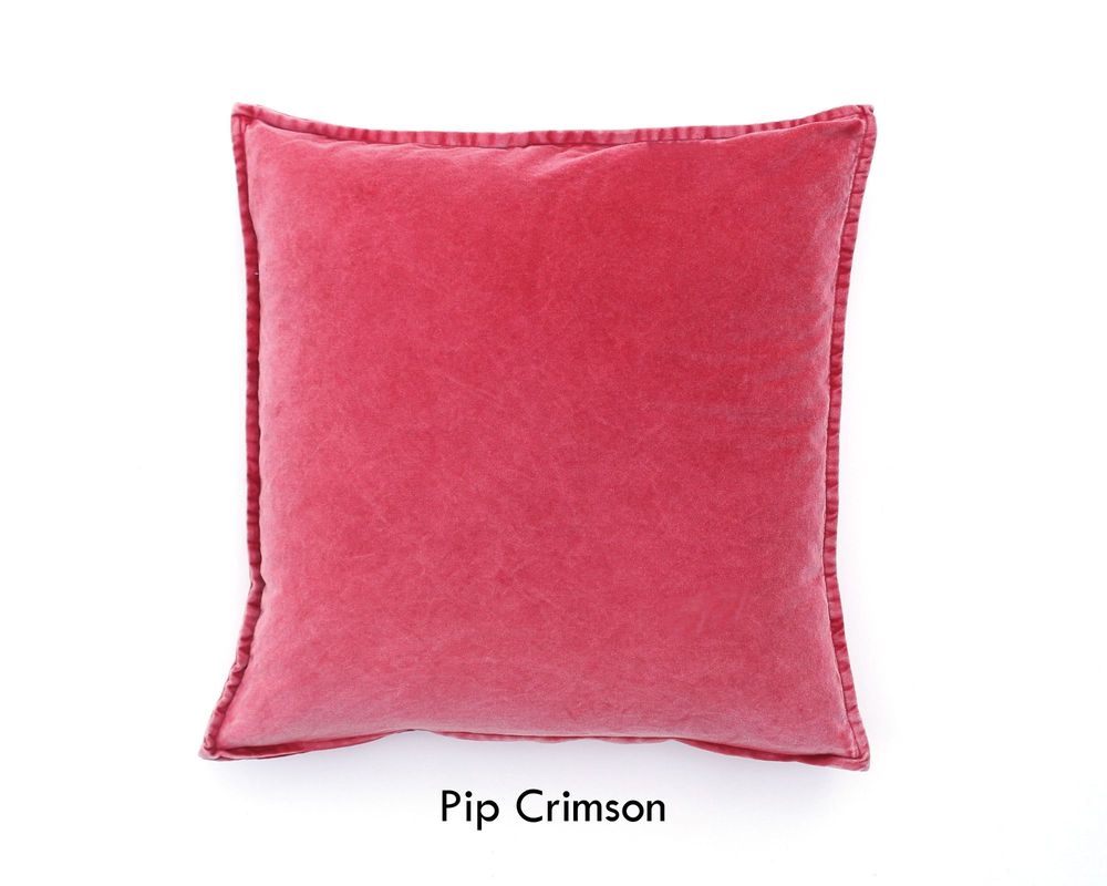 Coussins - Housse de coussin PIP en velours délavé à la pierre - ML FABRICS