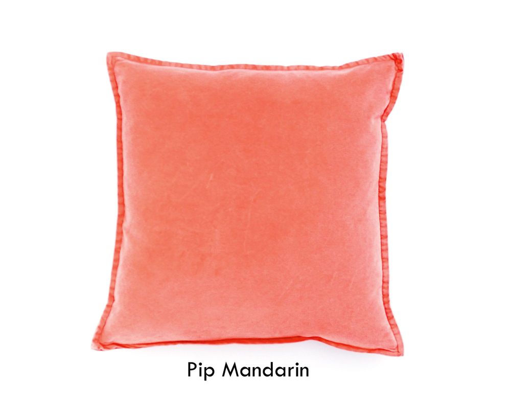 Coussins - Housse de coussin PIP en velours délavé à la pierre - ML FABRICS