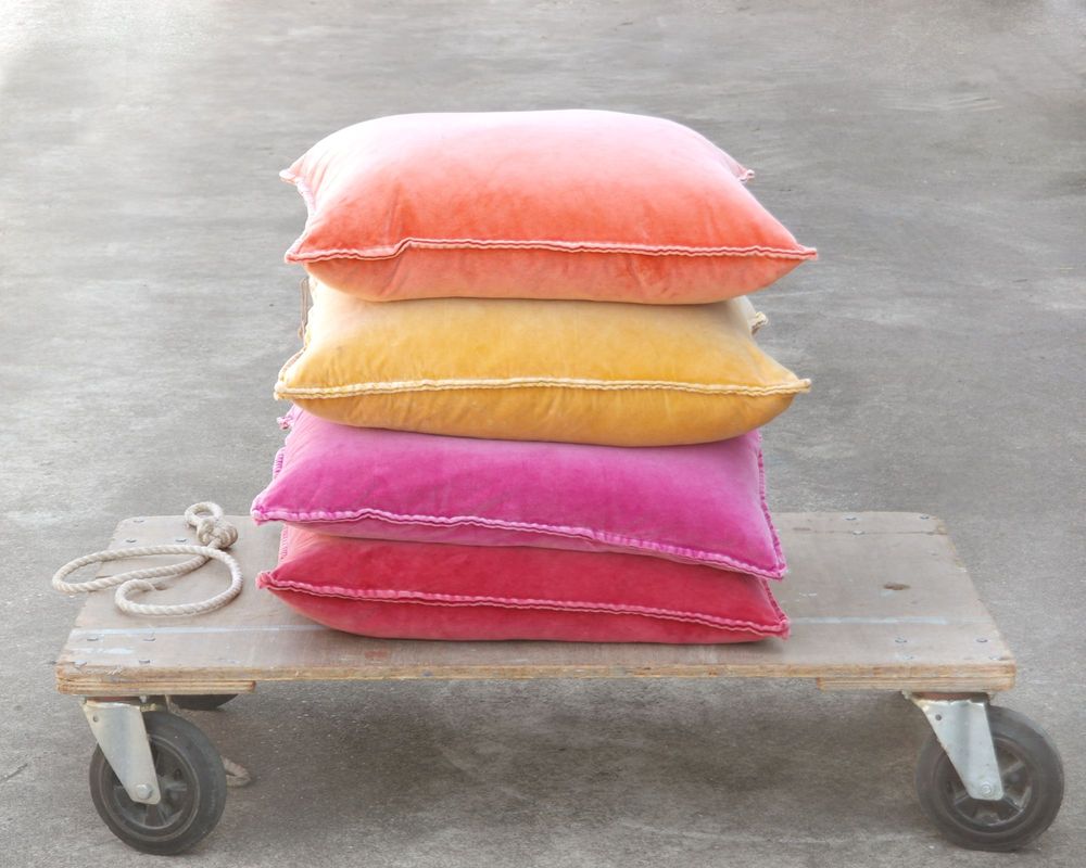 Coussins - Housse de coussin PIP en velours délavé à la pierre - ML FABRICS