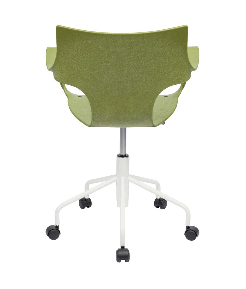 Office seating - ERBI MISKI CHAIR, swivel frame on castors - STILFIBRA