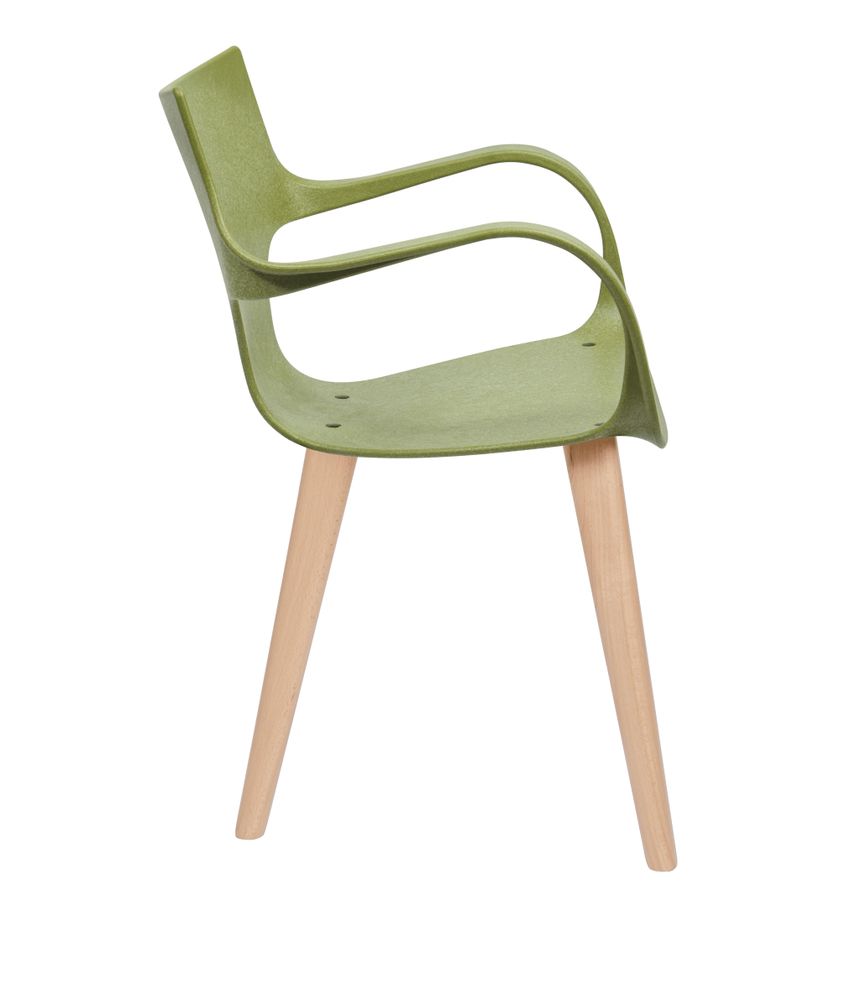 Chaises - CHAISE ERBI MISKI, châssis en bois - STILFIBRA