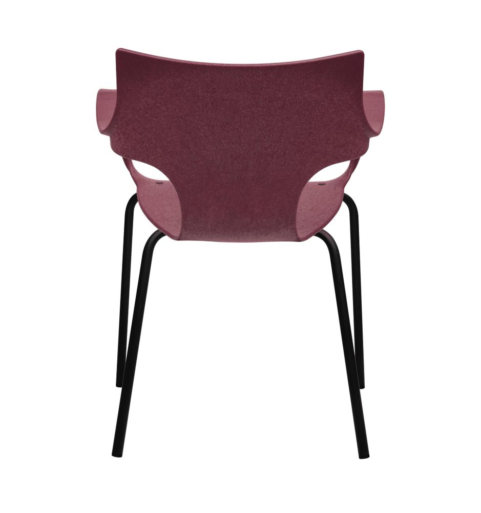 Lawn chairs - ERBI WINI CHAIR, painted steel frame for indoor and outdoor use - STILFIBRA