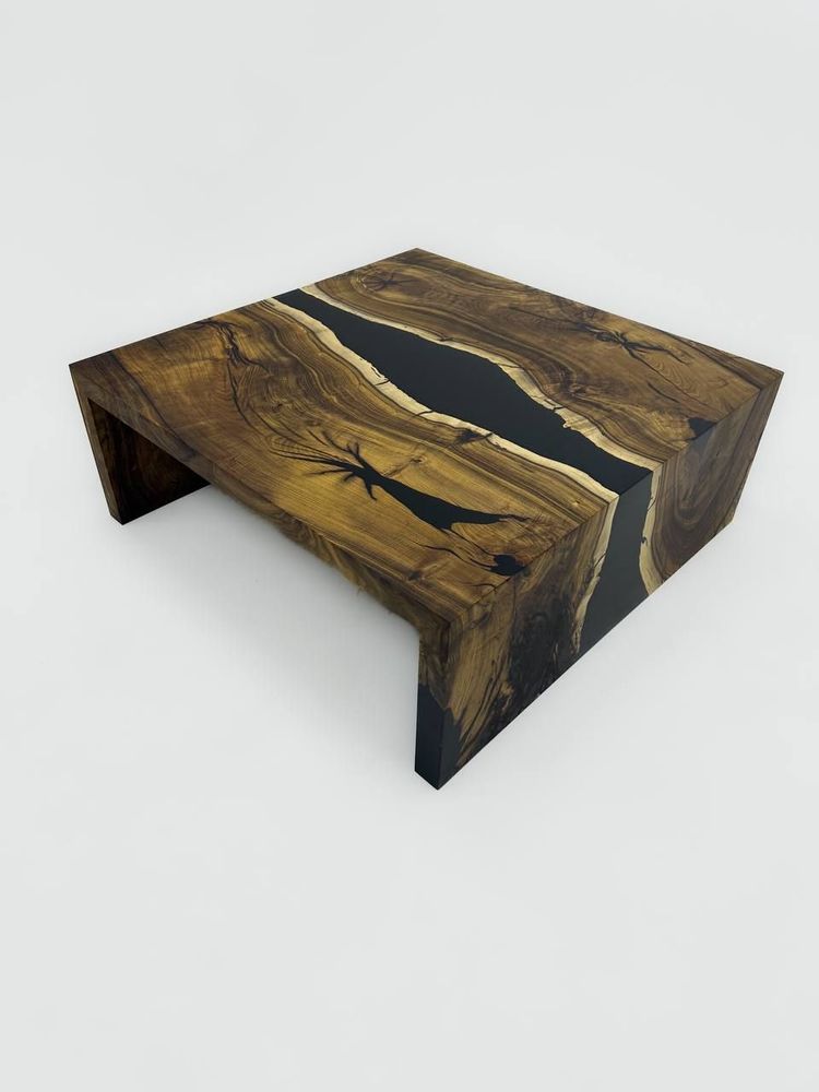 Meubles de cuisines - Table basse moderne en cascade - Table basse personnalisée en forme de - TINELLA WOOD