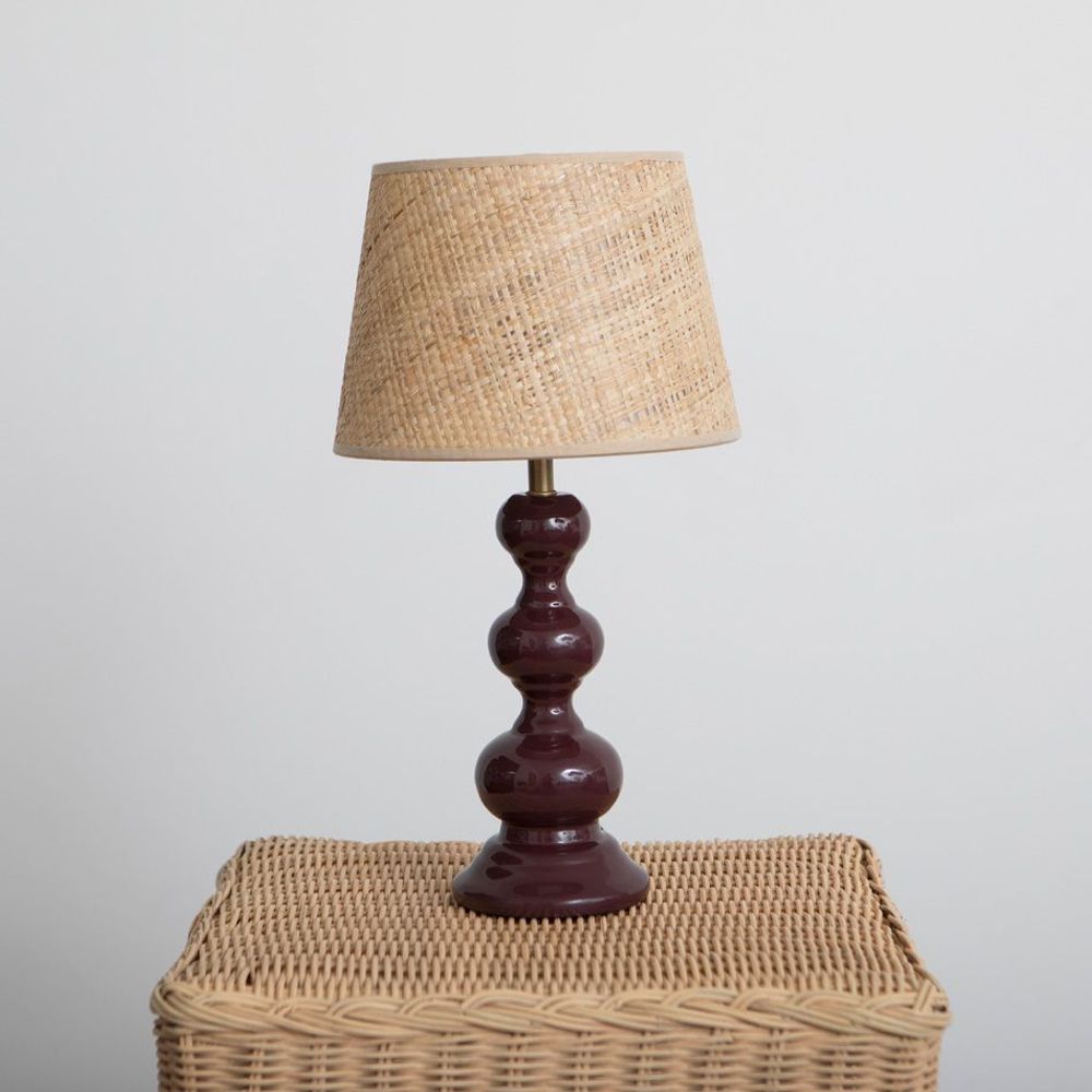 Table lamps - Wooden small table lamp Tucana - MAHE HOMEWARE
