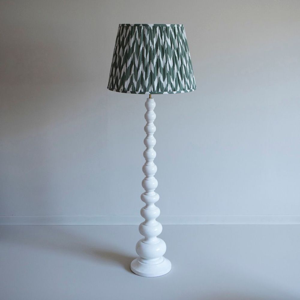 Lampes de table - Abat-jour plissés Ikat - MAHE HOMEWARE