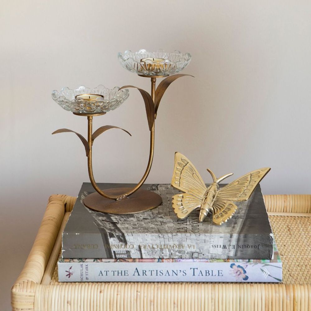 Decorative objects - Brass butterfly - MAHE HOMEWARE