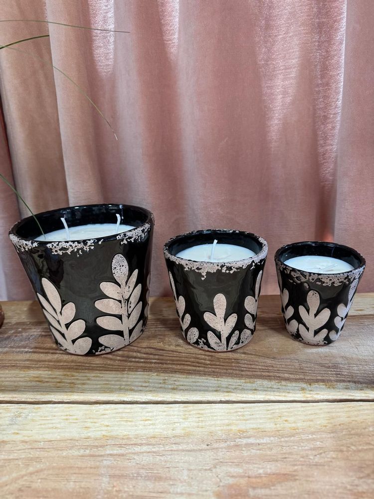 Candles - Autumn Collection ceramic scented candles - WAX DESIGN - BARCELONA
