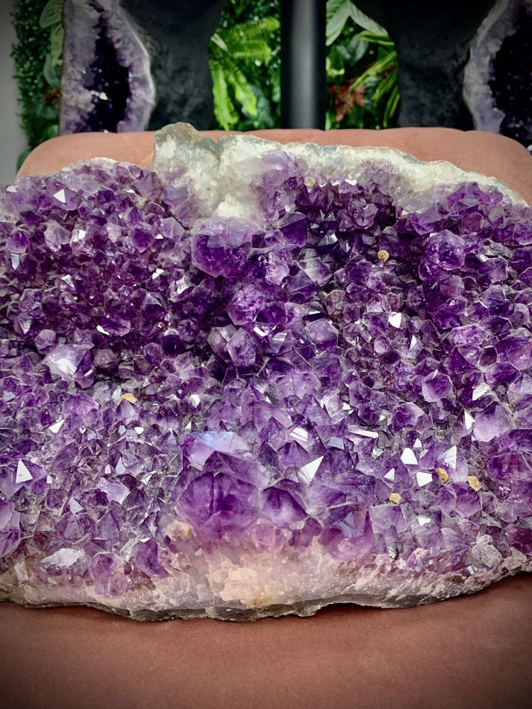 Unique pieces - The XXL Amethyst Druse: Art and Deco Object (unique handmade piece) - LAVENTURINE GALLERY