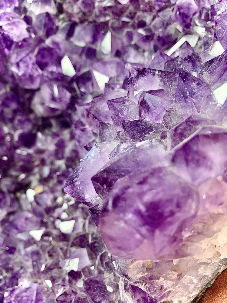 Unique pieces - The XXL Amethyst Druse: Art and Deco Object (unique handmade piece) - LAVENTURINE GALLERY
