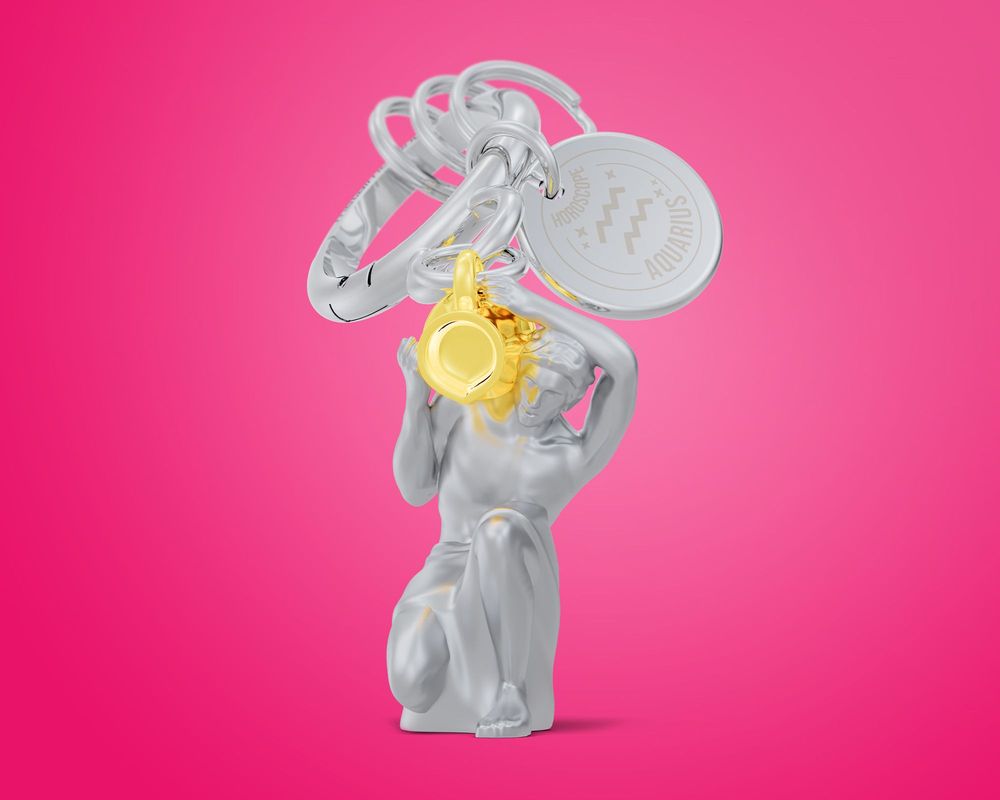 Bags and totes - Horoscope Key Chain - METALMORPHOSE