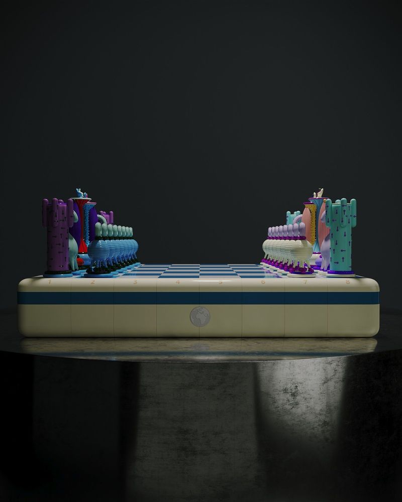 Objets design - Les échecs, un autre royaume : Light Stage. - YOOMOOTA