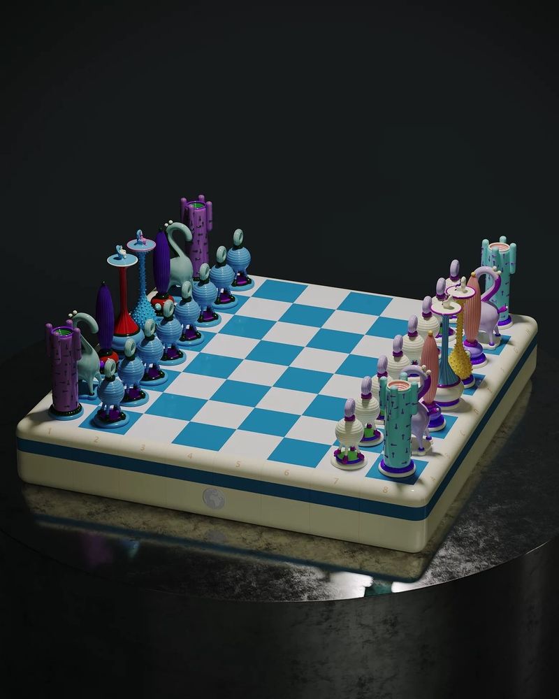 Objets design - Les échecs, un autre royaume : Light Stage. - YOOMOOTA