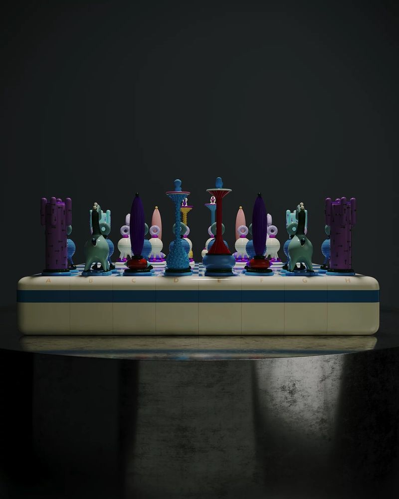 Objets design - Les échecs, un autre royaume : Light Stage. - YOOMOOTA