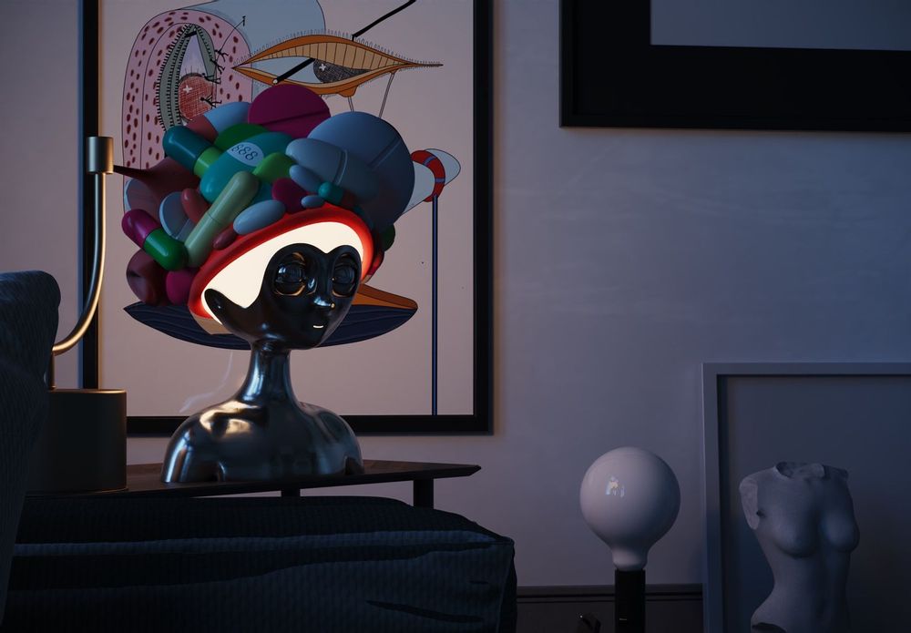 Objets design - Lampe — Lampe Curiosity - YOOMOOTA