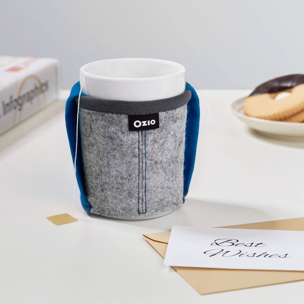 Tea and coffee accessories - Tama, hand-warmer mug - Blue - OZIO TIME