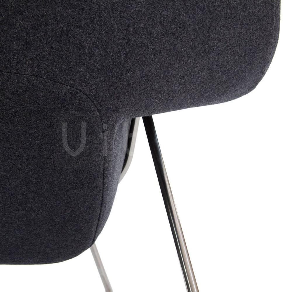 Armchairs - Vobsen Lounge Chair - Grey Fabric - VIBORR