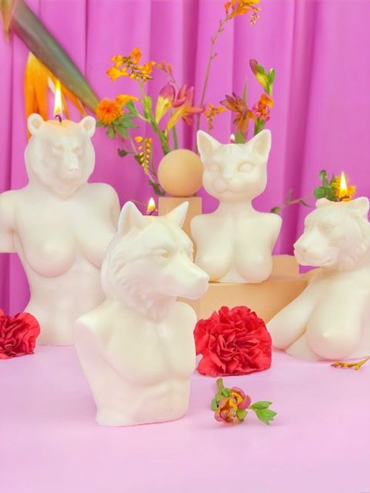 Objets design - Collection de bougies sculptées Into the Wild - GALLERIA LUCIA